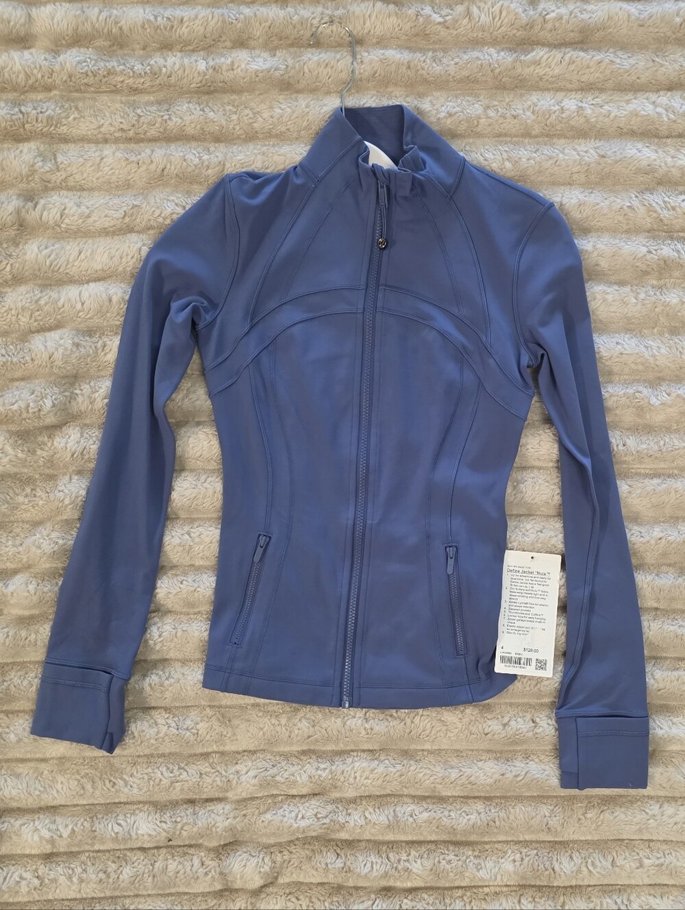 Nwt Lululemon Define Jacket In Brilliant Blue